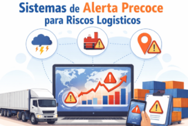 Sistema de alerta precoce para riscos logísticos monitorando transporte e cadeia de suprimentos