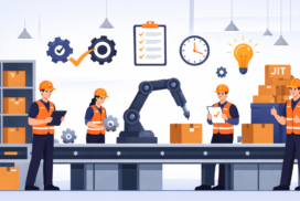 Processo de produção eficiente em fábrica utilizando conceitos de Lean Manufacturing para reduzir desperdícios