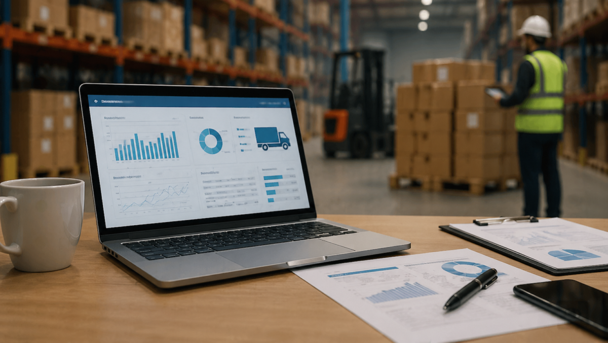 Avaliação de processos logísticos em armazém com análise de dados e controle de estoque